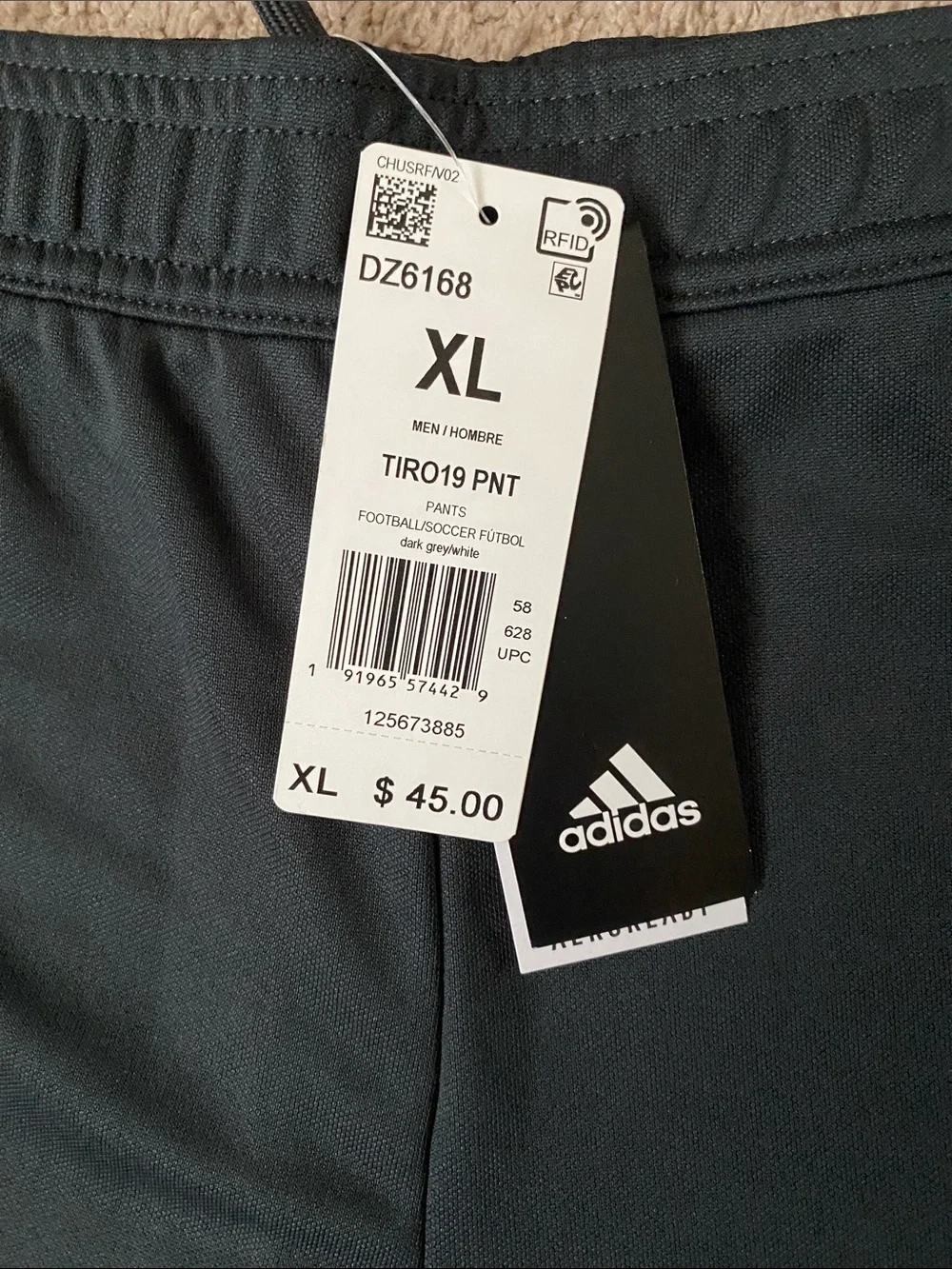 adidas Black Joggers with White Side Stripes